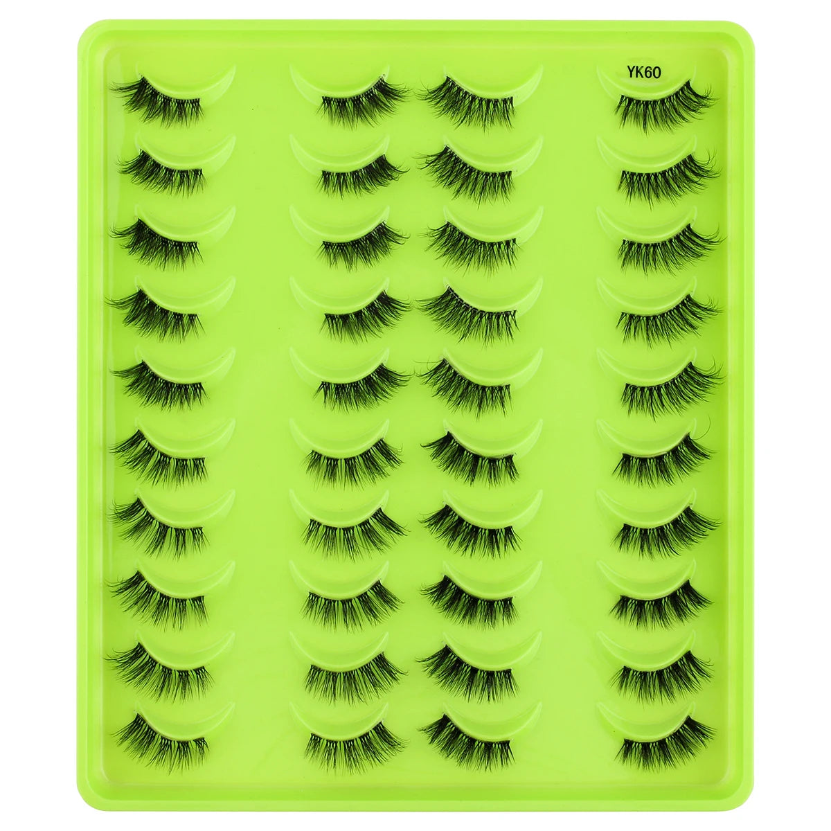 False Eyelashes 3/10/20 Pairs Natrual Fluffy Winged Dramatic 3D Russian Strip Mink Lashes Fake Eyelashes Cat Eye Makeup Cilia