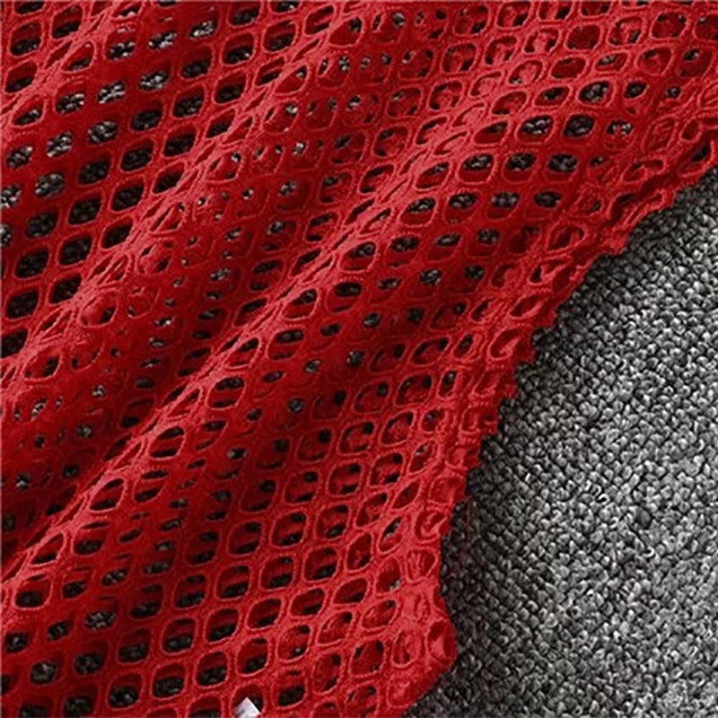 Sexy Black/Red Hollow Out Crop Top 2023 Mesh T-shirt Female Loose Fashion Summer Basic Tops For Women Fishnet Shirt