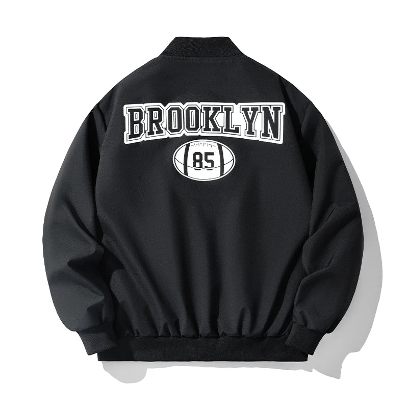 2025 New Baseball Clothing Men's Baseball Clothing Standing Collar Jacket Coat Jacket American Style Jacket Men