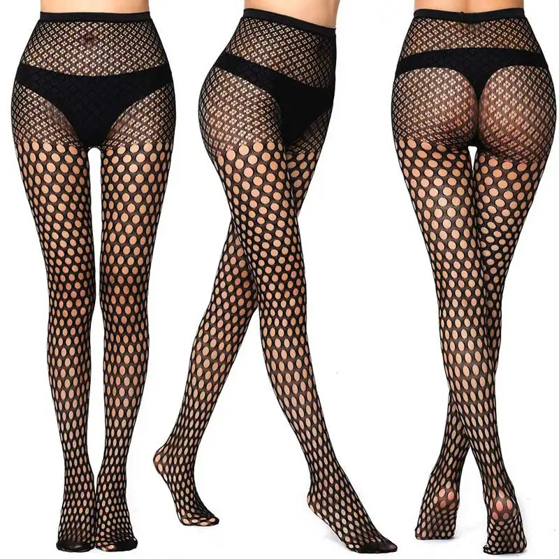 Sexy Mesh Stockings Print Patterns Flower Heart Skull Nylon Push Up Slim Women Fishnet Tights Y2k Party Club Gothic Pantyhose