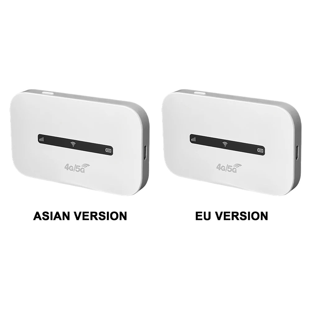 4G LTE Portable WiFi Hotspot 3000mAh 150Mbps Wireless Internet Router Support 8 To 10 Users with SIM Card Slot for Car Travel