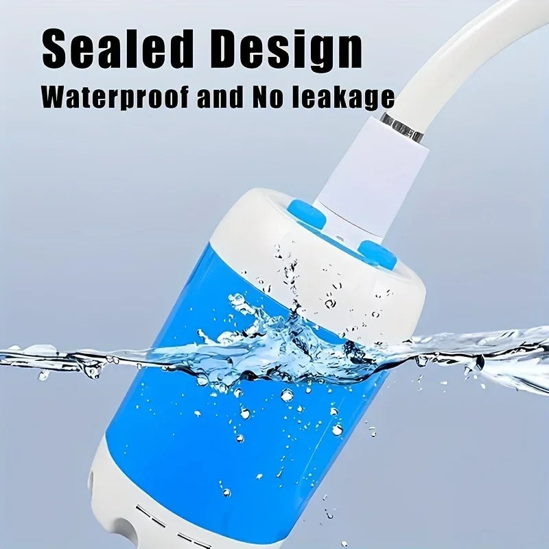 Portable USB Rechargeable shower head, Multi-Purpose Watering System,Garden Hose Nozzle with US Standard Connector for Outdoor