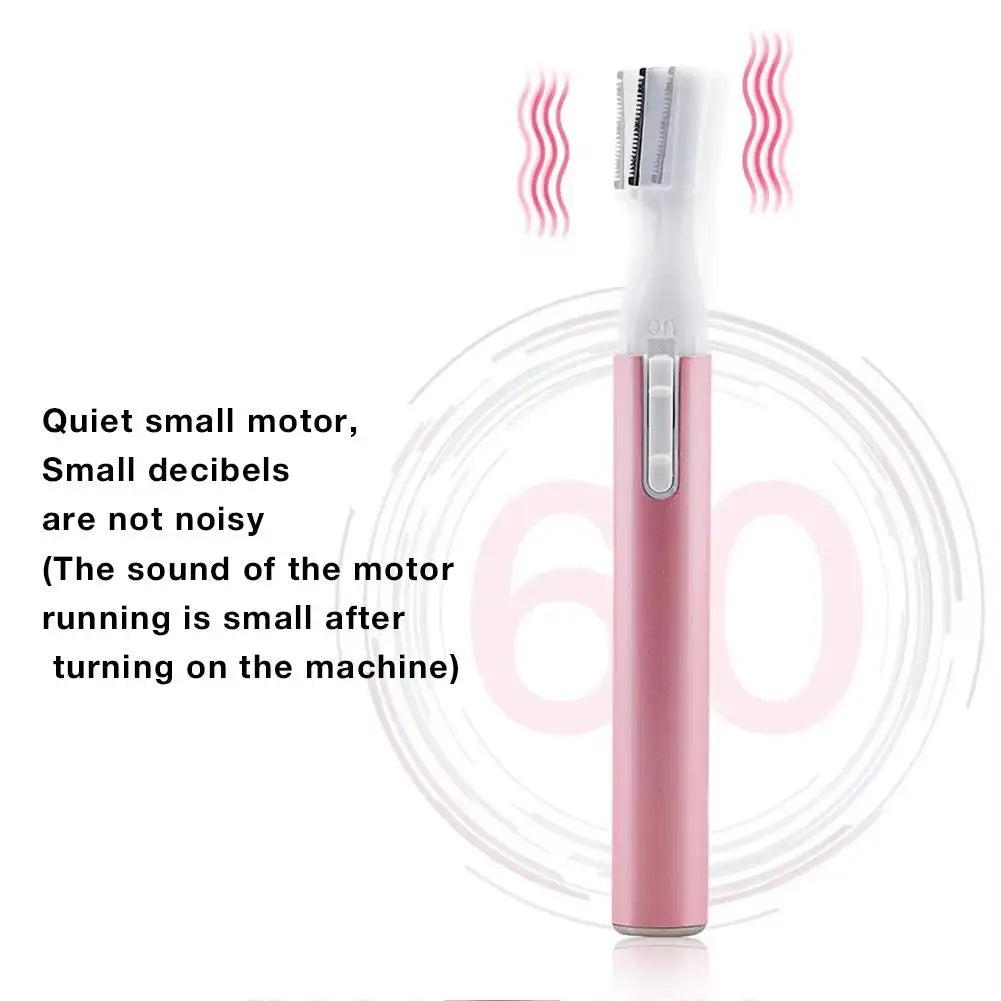 Electric eyebrow trimmer Practical Mini Shaver Facial Hair Remover Skin-Friendly Portable Eyebrow trimmer With Trimming Comb