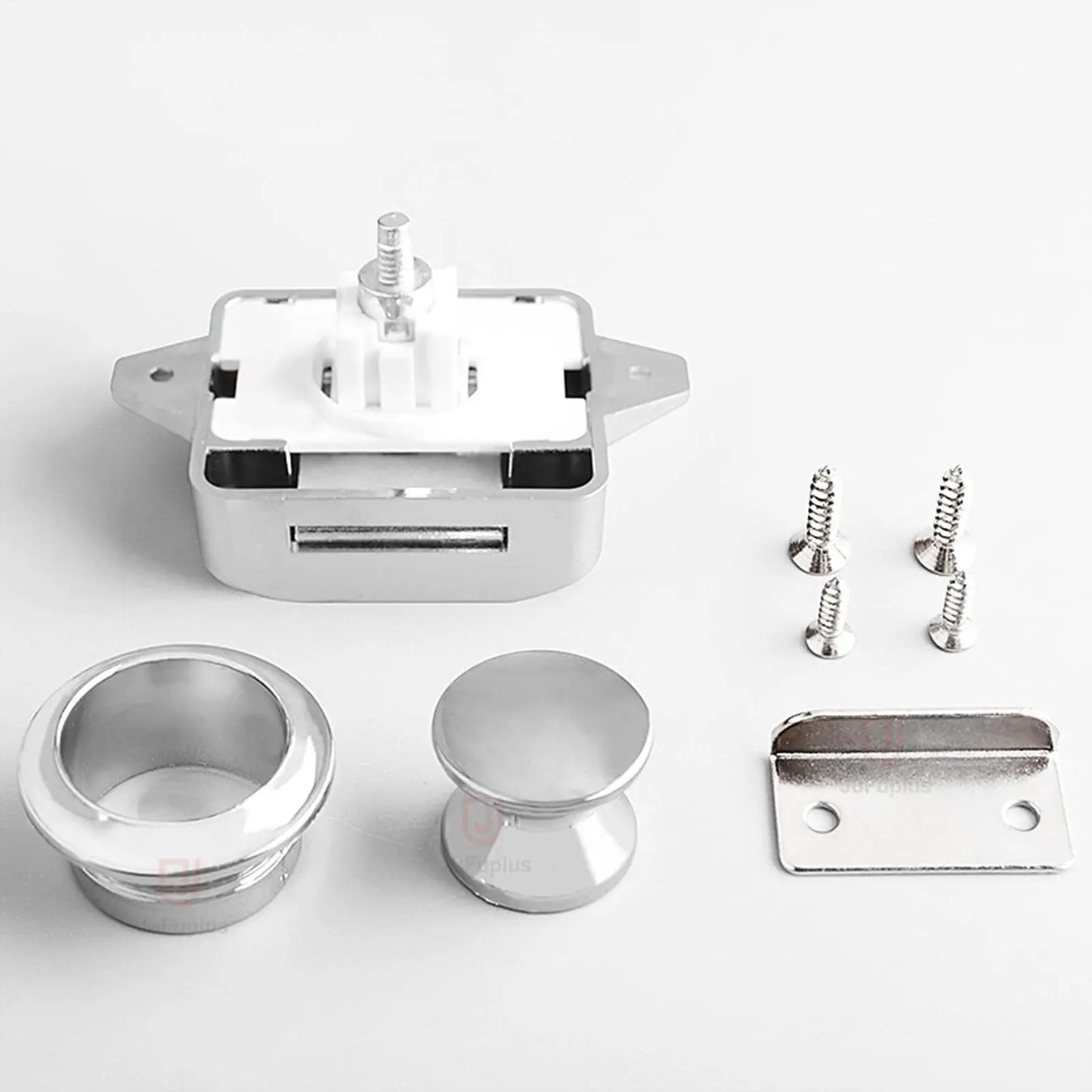 Keyless RV Push Cabinet Locks Metal Campers Cupboard Push Button RV Compartment Latch Catches Locks For Caravan Yacht Boat
