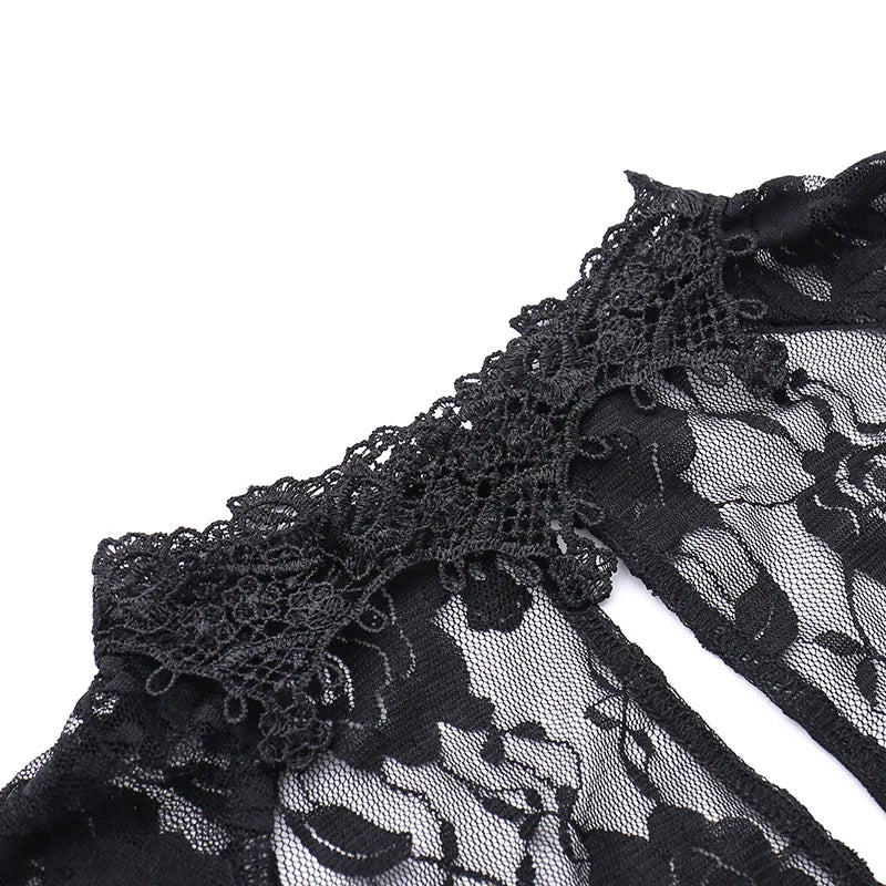 Aesthetic Gothic Midi Dress Women Vintage Split Maxi Dresses Vintage Black Velvet Chain Patchwork Bodycon Long Dress Grunge Robe