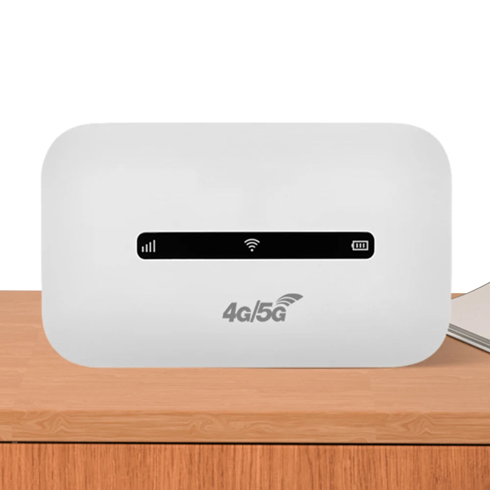 4G LTE Portable WiFi Hotspot 3000mAh 150Mbps Wireless Internet Router Support 8 To 10 Users with SIM Card Slot for Car Travel