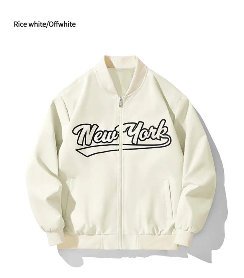 2025 New Baseball Clothing Men's Baseball Clothing Standing Collar Jacket Coat Jacket American Style Jacket Men