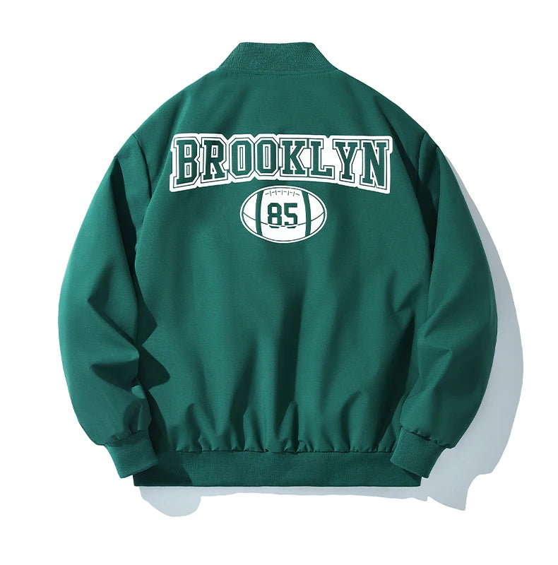 2025 New Baseball Clothing Men's Baseball Clothing Standing Collar Jacket Coat Jacket American Style Jacket Men