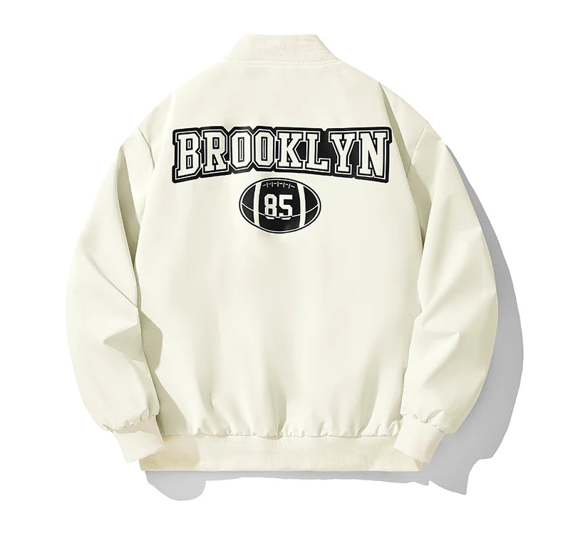 2025 New Baseball Clothing Men's Baseball Clothing Standing Collar Jacket Coat Jacket American Style Jacket Men