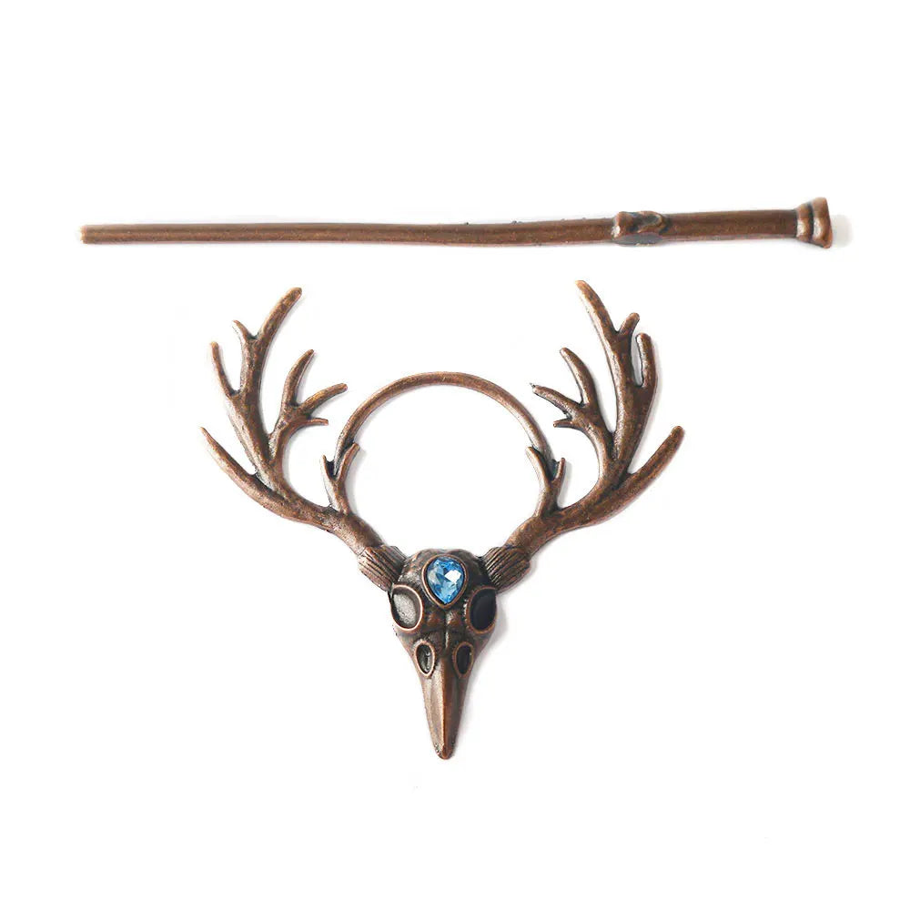 gothic bat cat hair fork vintage animal hairchopstick hairpins disk stick hairclip witch Viking women jewelry accessories gifts