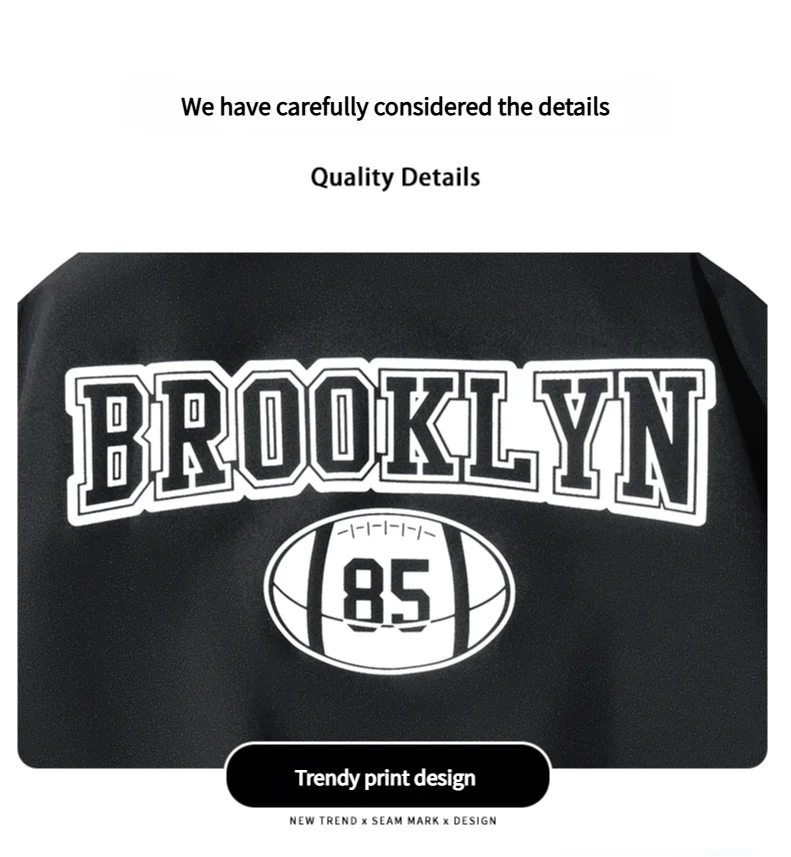2025 New Baseball Clothing Men's Baseball Clothing Standing Collar Jacket Coat Jacket American Style Jacket Men