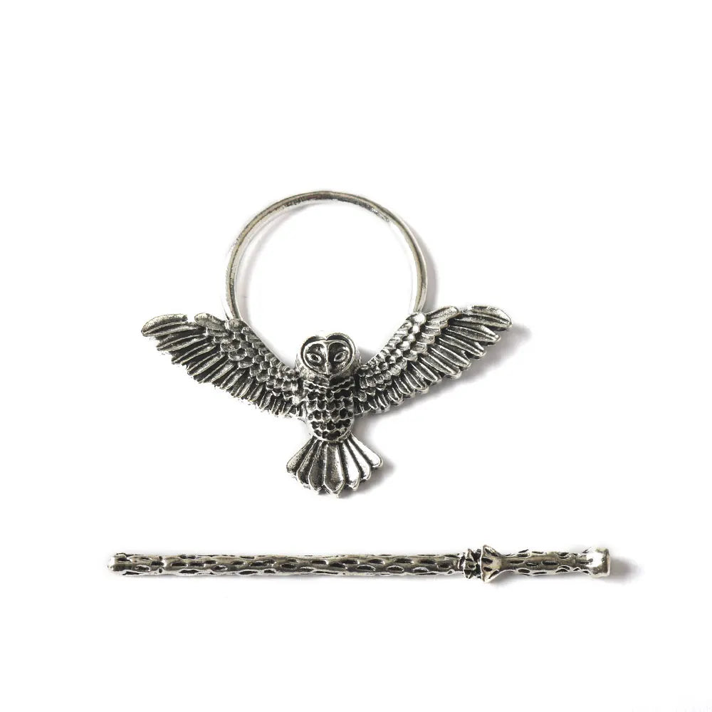 gothic bat cat hair fork vintage animal hairchopstick hairpins disk stick hairclip witch Viking women jewelry accessories gifts