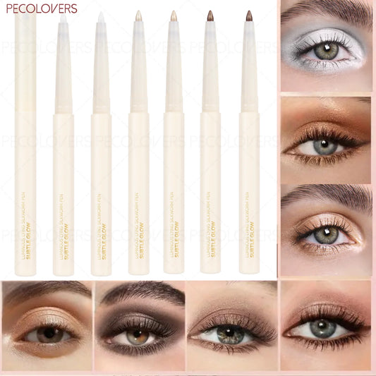 1 Pc Shiny Highlighter, Brighten The Lying Silkworm Pen, for Eye Shadow Cheek Various Highlights, Music Festival Makeup