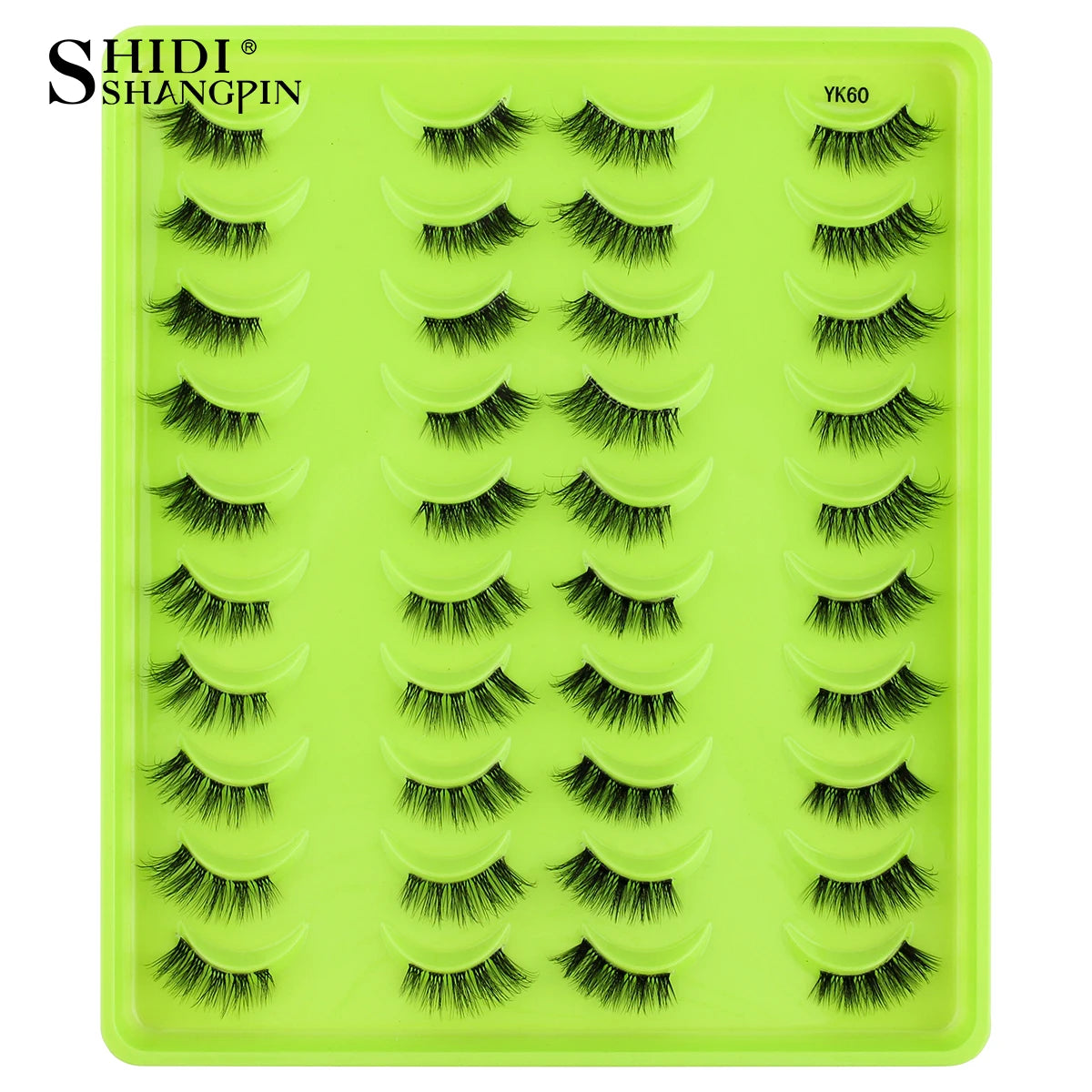 False Eyelashes 3/10/20 Pairs Natrual Fluffy Winged Dramatic 3D Russian Strip Mink Lashes Fake Eyelashes Cat Eye Makeup Cilia