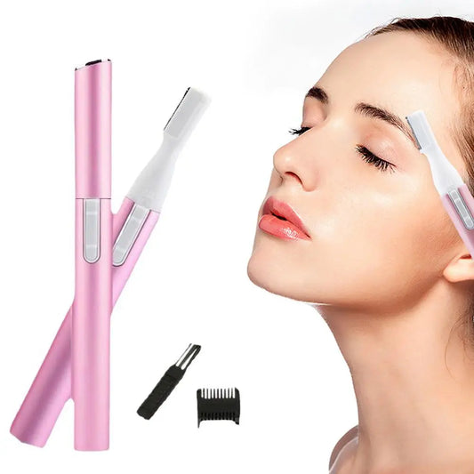 Electric eyebrow trimmer Practical Mini Shaver Facial Hair Remover Skin-Friendly Portable Eyebrow trimmer With Trimming Comb