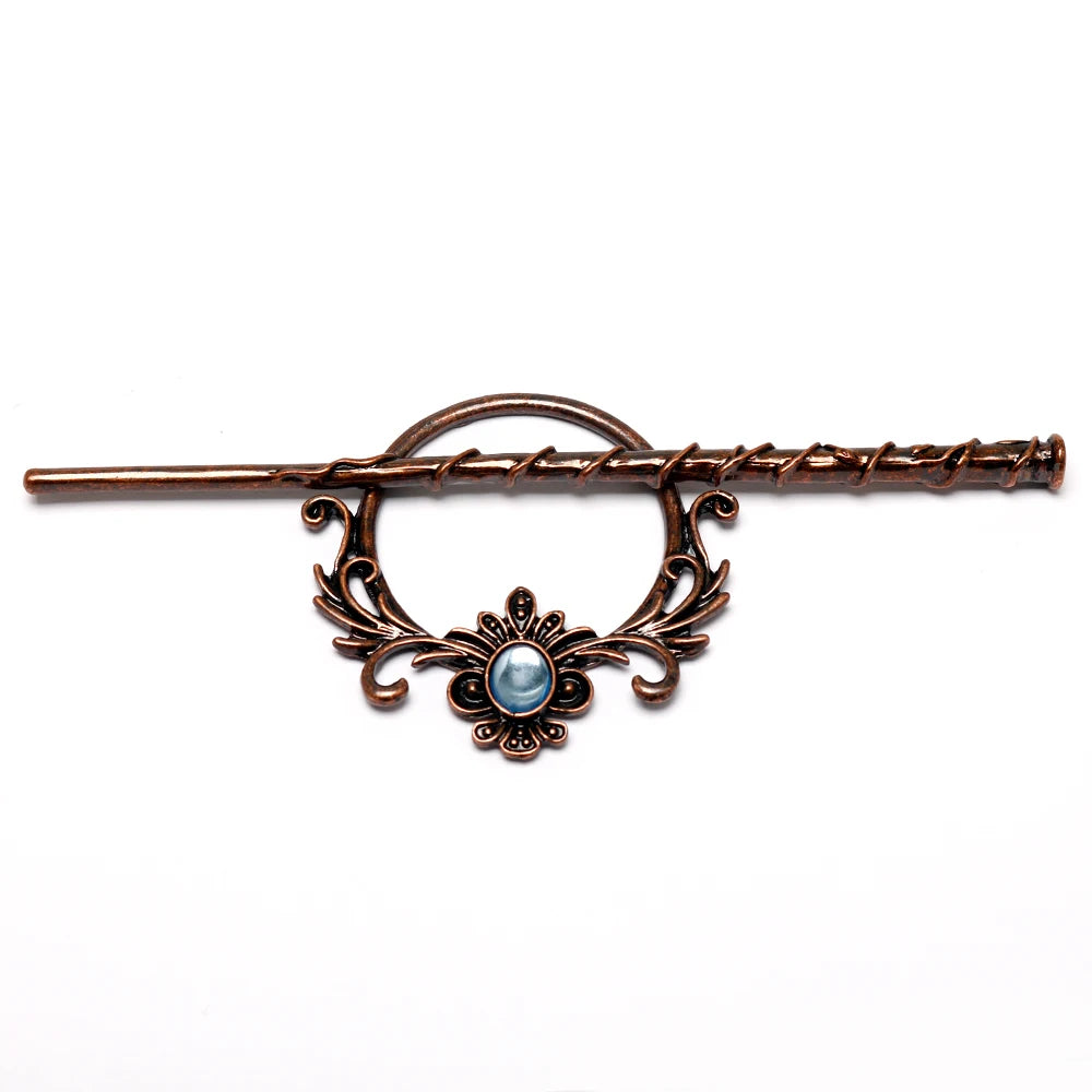 gothic bat cat hair fork vintage animal hairchopstick hairpins disk stick hairclip witch Viking women jewelry accessories gifts